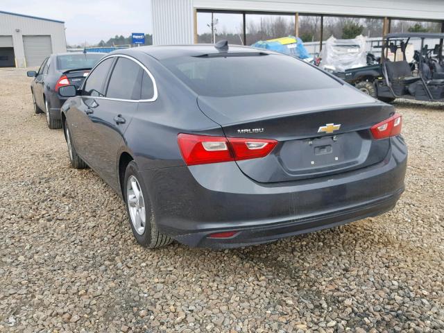 1G1ZB5ST5JF172277 - 2018 CHEVROLET MALIBU LS GRAY photo 3
