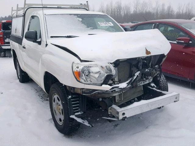 5TFNX4CN5EX039827 - 2014 TOYOTA TACOMA WHITE photo 1