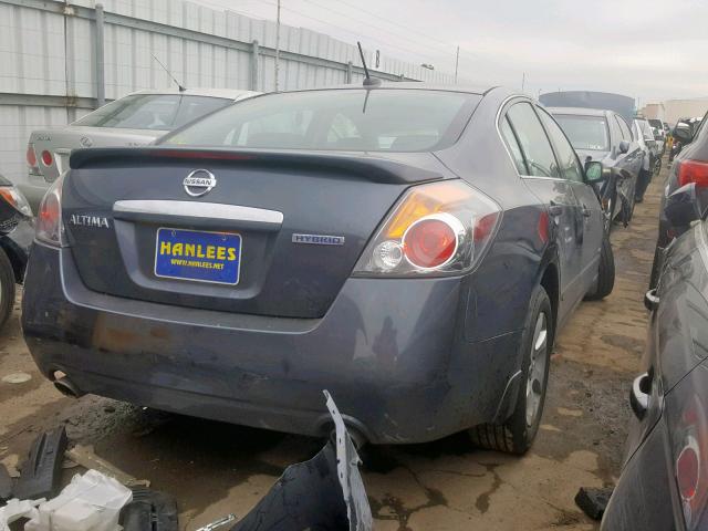 1N4CL21E79C147279 - 2009 NISSAN ALTIMA HYB CHARCOAL photo 4