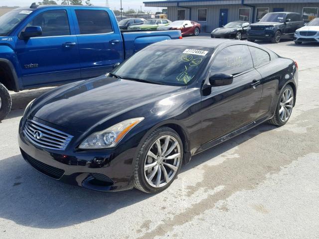 JN1CV6EK8AM102672 - 2010 INFINITI G37 BASE BLACK photo 2