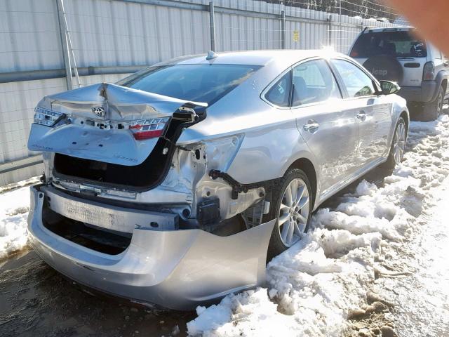 4T1BK1EB6DU045084 - 2013 TOYOTA AVALON BAS SILVER photo 4