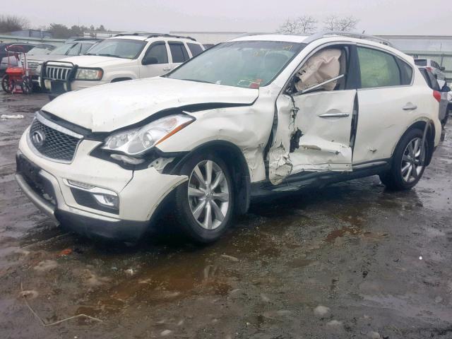 JN1BJ0RR2HM414265 - 2017 INFINITI QX50 WHITE photo 2