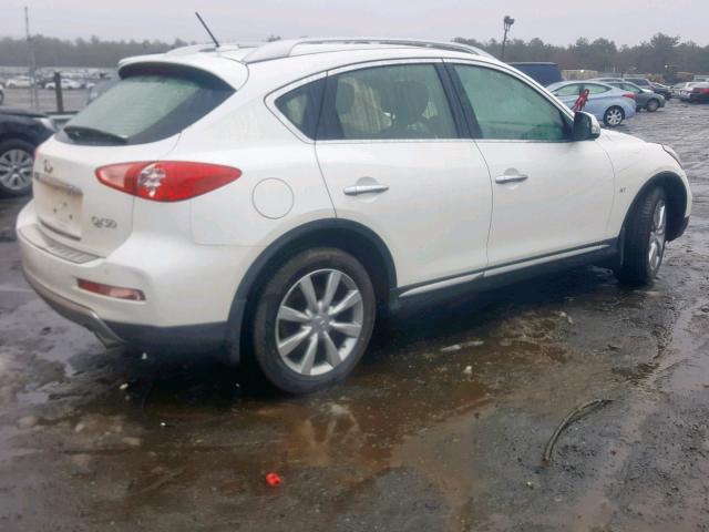 JN1BJ0RR2HM414265 - 2017 INFINITI QX50 WHITE photo 4