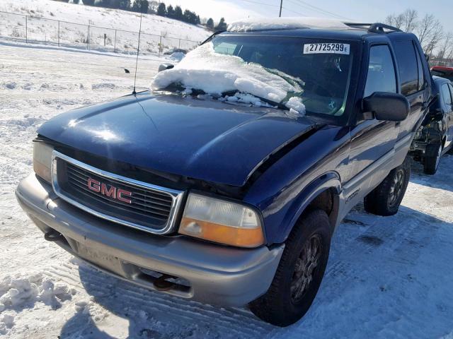 1GKDT13W4Y2131189 - 2000 GMC JIMMY / EN BLUE photo 2