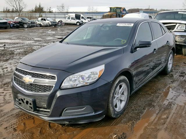 1G11C5SAXDF207909 - 2013 CHEVROLET MALIBU 1LT BLACK photo 2
