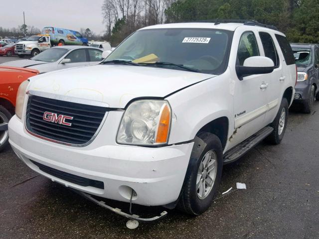 1GKFK13088R101093 - 2008 GMC YUKON WHITE photo 2