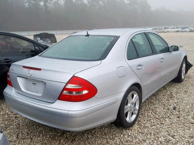 WDBUF56J86A940920 - 2006 MERCEDES-BENZ E 350 SILVER photo 4