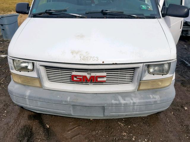 1GTDM19W8XB525499 - 1999 GMC SAFARI XT WHITE photo 7