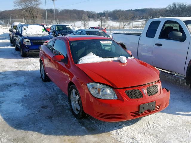 1G2AS18H197273021 - 2009 PONTIAC G5 RED photo 1