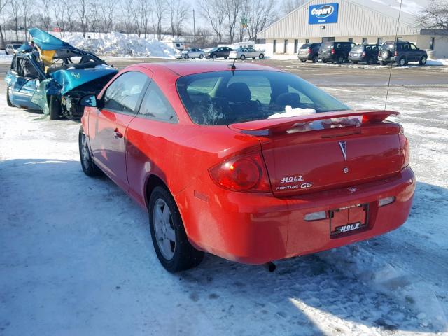 1G2AS18H197273021 - 2009 PONTIAC G5 RED photo 3