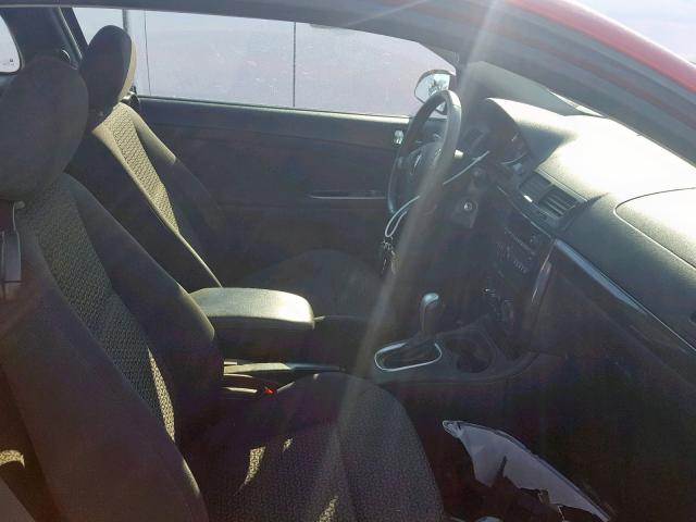 1G2AS18H197273021 - 2009 PONTIAC G5 RED photo 5