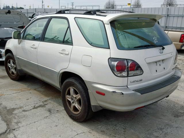 JTJGF10UX20144077 - 2002 LEXUS RX 300 WHITE photo 3