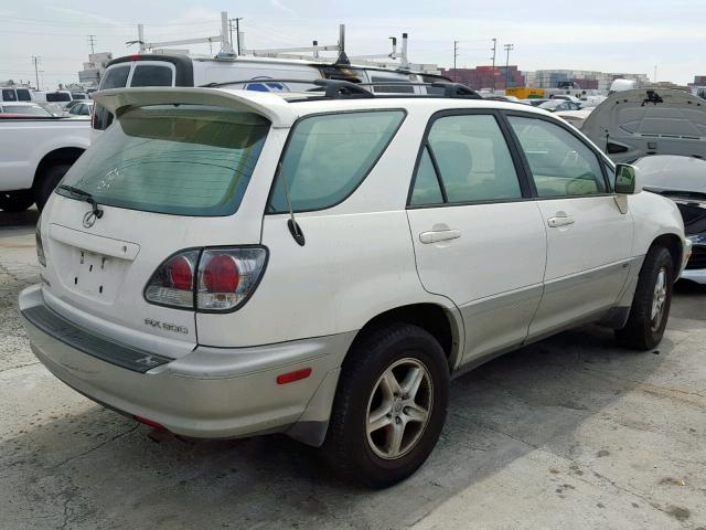 JTJGF10UX20144077 - 2002 LEXUS RX 300 WHITE photo 4