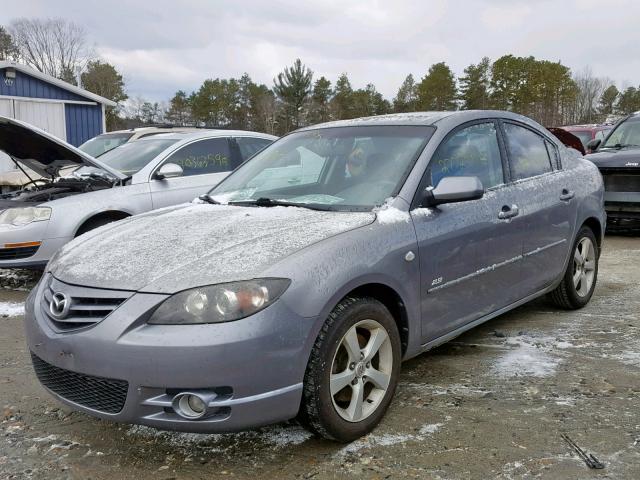 JM1BK323651348396 - 2005 MAZDA 3 S GRAY photo 2