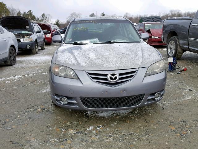 JM1BK323651348396 - 2005 MAZDA 3 S GRAY photo 9