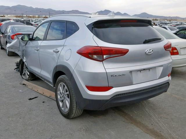 KM8J3CA43JU695952 - 2018 HYUNDAI TUCSON LIM SILVER photo 3