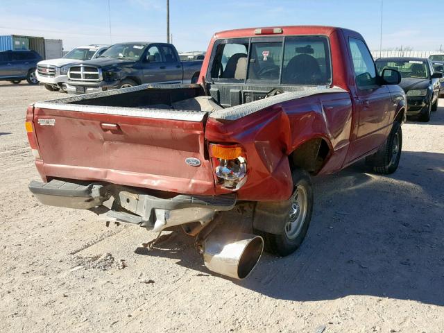 1FTYR10C0WUB03588 - 1998 FORD RANGER BURGUNDY photo 9