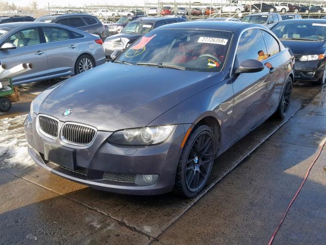 WBAWC73588E064056 - 2008 BMW 335 XI GRAY photo 2