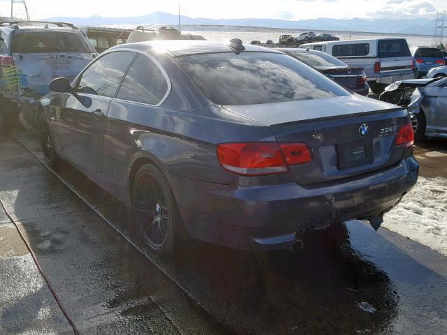 WBAWC73588E064056 - 2008 BMW 335 XI GRAY photo 3