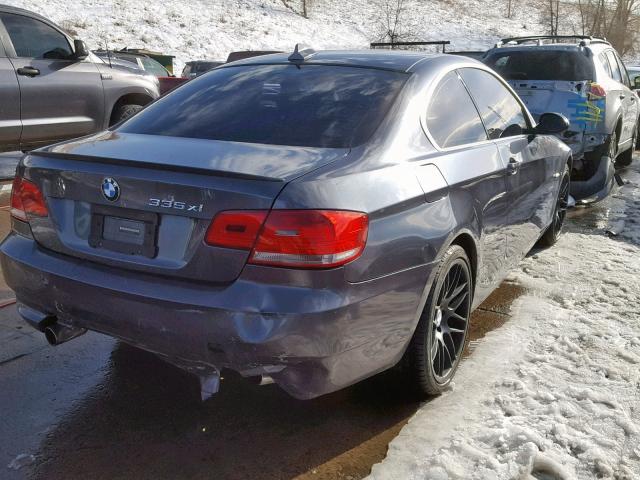 WBAWC73588E064056 - 2008 BMW 335 XI GRAY photo 4