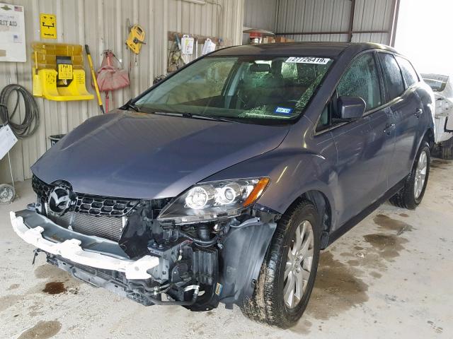 JM3ER293190237380 - 2009 MAZDA CX-7 GRAY photo 2