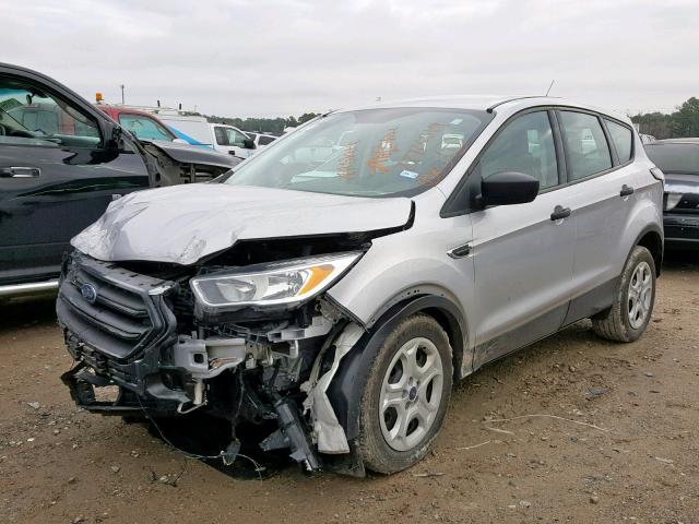 1FMCU0F7XHUE34903 - 2017 FORD ESCAPE S SILVER photo 2