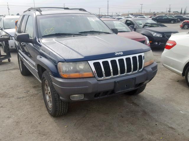 1J4G248S7YC418954 - 2000 JEEP GRAND CHER BLUE photo 1