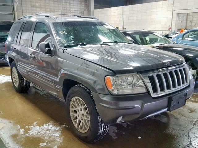 1J8GW58J14C281505 - 2004 JEEP GRAND CHER GRAY photo 1