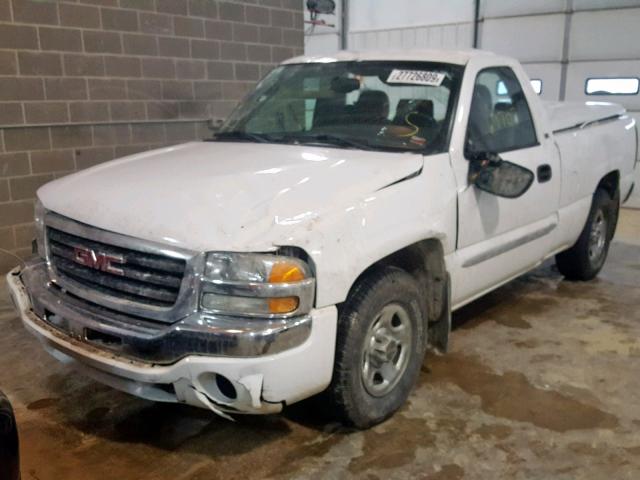 1GTEC14V64Z110593 - 2004 GMC NEW SIERRA WHITE photo 2