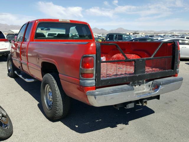 1B7KC23641J202024 - 2001 DODGE RAM 2500 RED photo 3