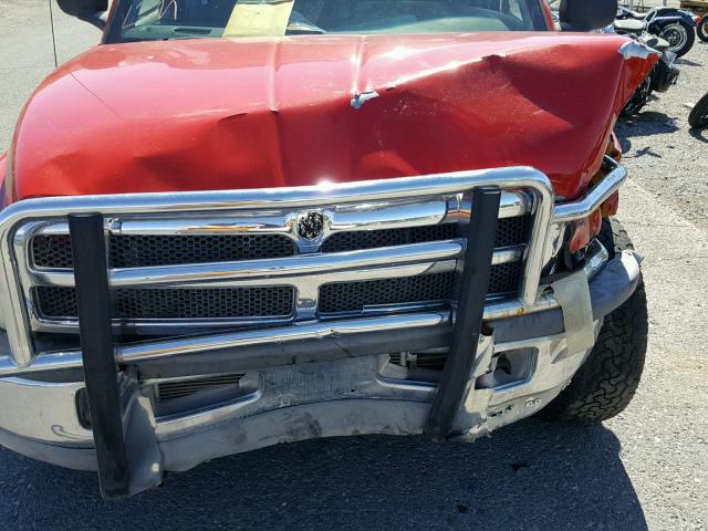 1B7KC23641J202024 - 2001 DODGE RAM 2500 RED photo 7