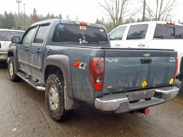 1GCDT136X68156703 - 2006 CHEVROLET COLORADO GRAY photo 3