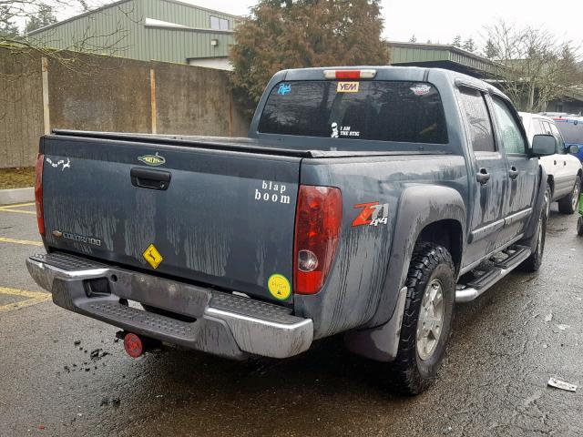 1GCDT136X68156703 - 2006 CHEVROLET COLORADO GRAY photo 4