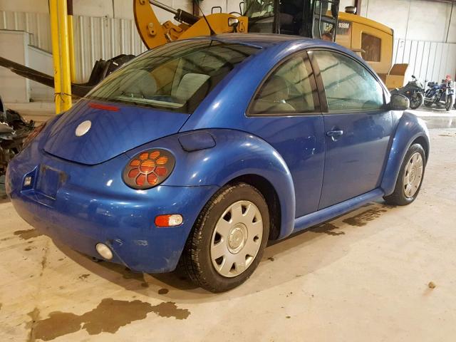3VWBK21C33M443653 - 2003 VOLKSWAGEN NEW BEETLE ლურჯი ფოტო 4