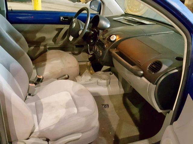 3VWBK21C33M443653 - 2003 VOLKSWAGEN NEW BEETLE ლურჯი ფოტო 5
