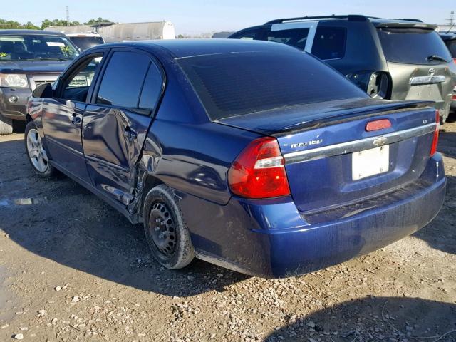 1G1ZS58F58F132020 - 2008 CHEVROLET MALIBU LS BLUE photo 3