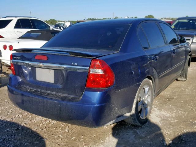 1G1ZS58F58F132020 - 2008 CHEVROLET MALIBU LS BLUE photo 4