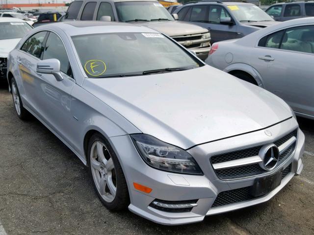 WDDLJ7DB0CA027136 - 2012 MERCEDES-BENZ CLS 550 SILVER photo 1