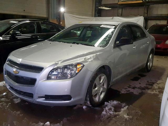 1G1ZA5E06CF320654 - 2012 CHEVROLET MALIBU LS SILVER photo 2