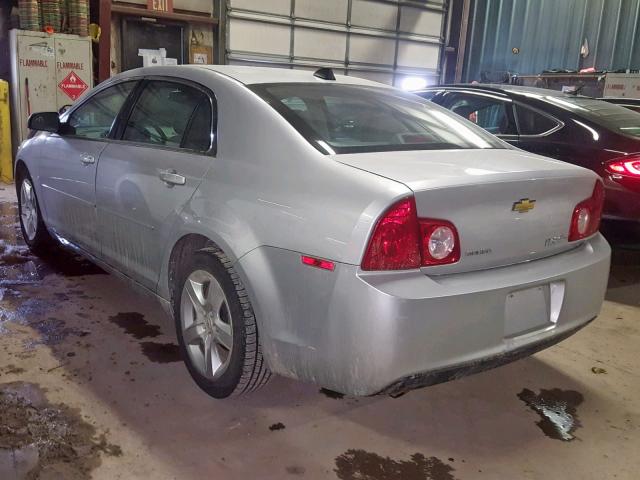 1G1ZA5E06CF320654 - 2012 CHEVROLET MALIBU LS SILVER photo 3