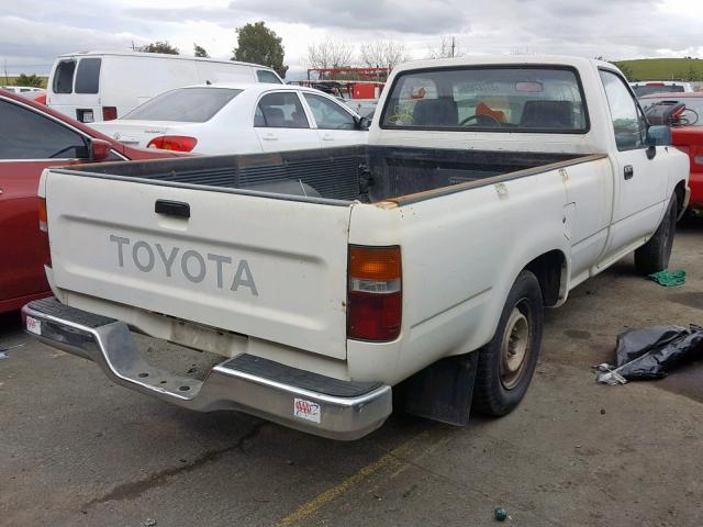 JT4RN82PXN5066230 - 1992 TOYOTA PICKUP 1/2 WHITE photo 4