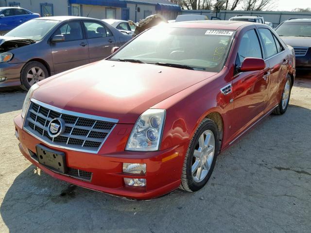 1G6DW67V480109824 - 2008 CADILLAC STS RED photo 2
