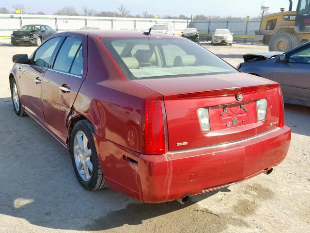 1G6DW67V480109824 - 2008 CADILLAC STS RED photo 3