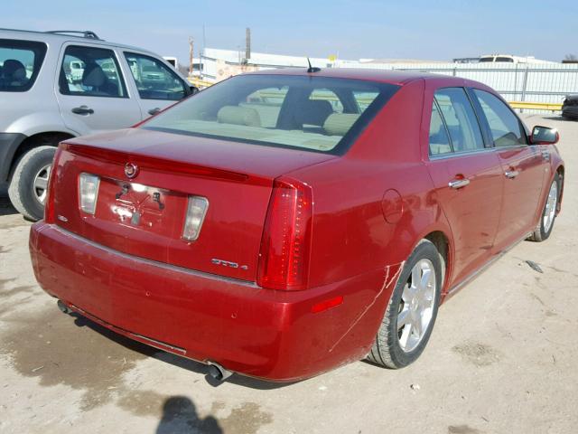 1G6DW67V480109824 - 2008 CADILLAC STS RED photo 4