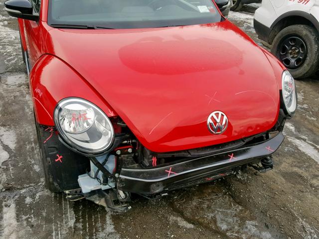 3VWVA7ATXDM647705 - 2013 VOLKSWAGEN BEETLE TUR RED photo 7