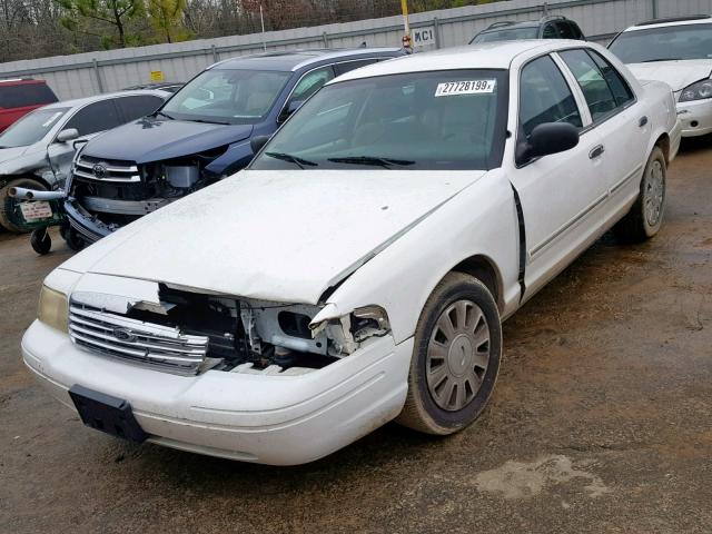 2FAHP71V89X128122 - 2009 FORD CROWN VICT WHITE photo 2