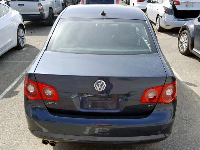 3VWSG71K87M010406 - 2007 VOLKSWAGEN JETTA 2.5 BLUE photo 9