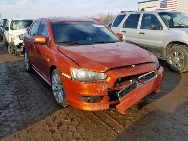 JA3AU86W99U019217 - 2009 MITSUBISHI LANCER GTS ORANGE photo 1