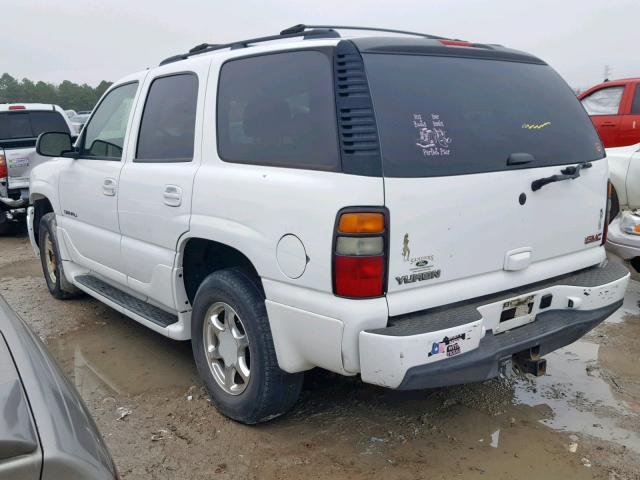 1GKEK63U56J154003 - 2006 GMC YUKON DENA WHITE photo 3