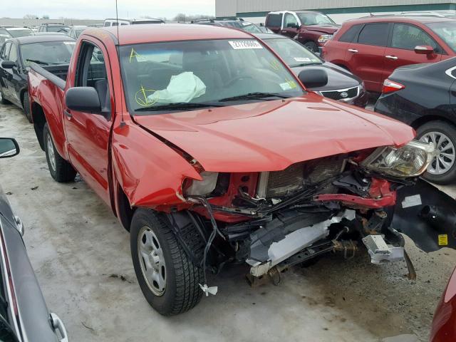 5TFNX4CN5BX001395 - 2011 TOYOTA TACOMA RED photo 1